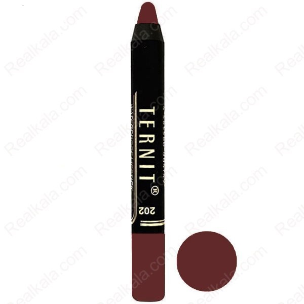 رژ لب مدادی ترنیت شماره 202 ا 202 Ternit Waterproof Lipstick