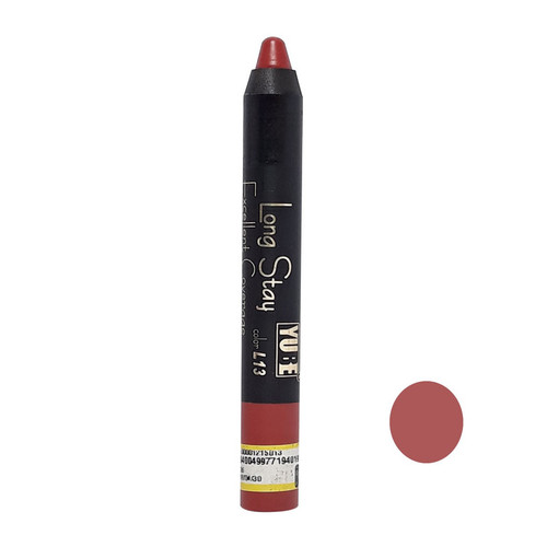 “رژ لب مدادی یوبه شماره L13 - رنگی خاص، بافت نرم و ماندگاری بالا برای آرایشی بینقص."