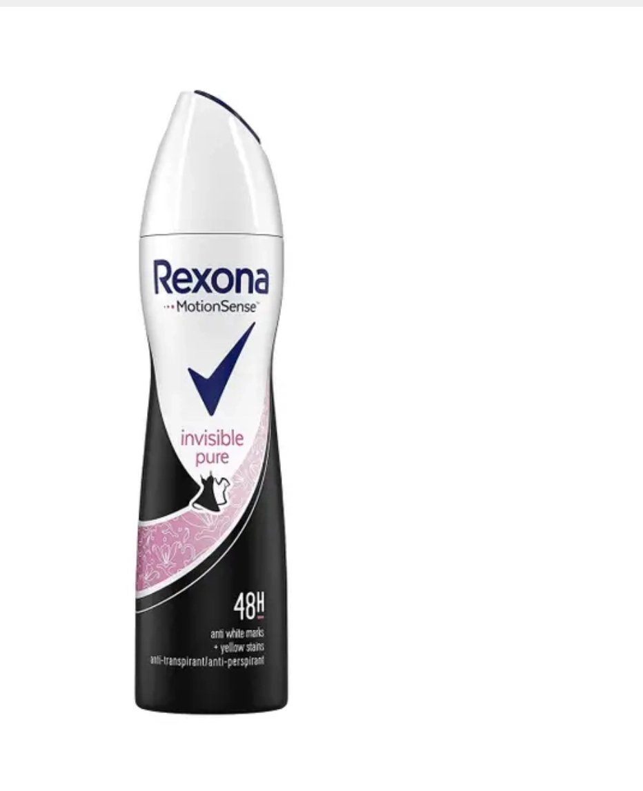 اسپری ضد تعریق زنانه رکسونا (Rexona) مدل Invisible Pure حجم 200 میلی لیتر