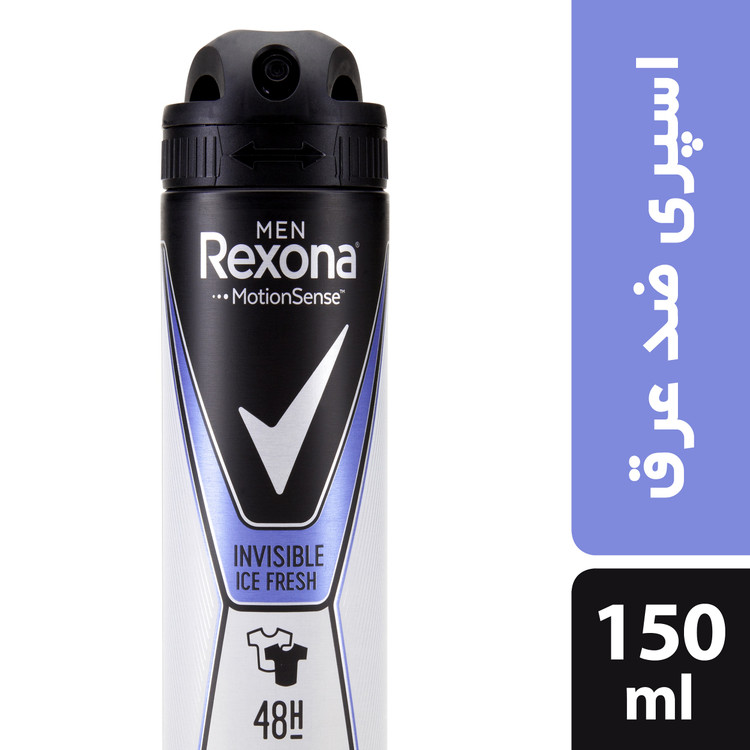 " اسپری مردانه رکسونا مدل Invisible Ice fresh"