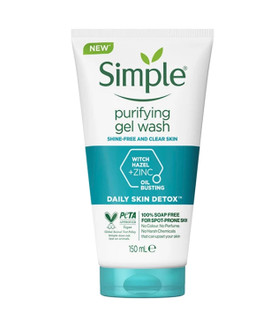 ژل شستشو صورت سیمپل مدل purifying حجم 150 میلی لیتر