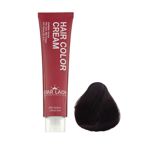 رنگ مو استارلیدی شماره 5.06 حجم 120 میلی لیتر رنگ قهوه ای فندقی تیره