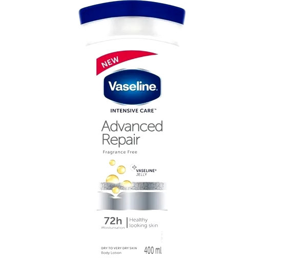 لوسیون بدن وازلین مدل Advanced repair حجم 400 میل