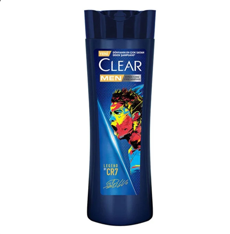 شامپو ضد شوره مردانه کلیر مدل رونالدو Legend By CR7 حجم 350 میل