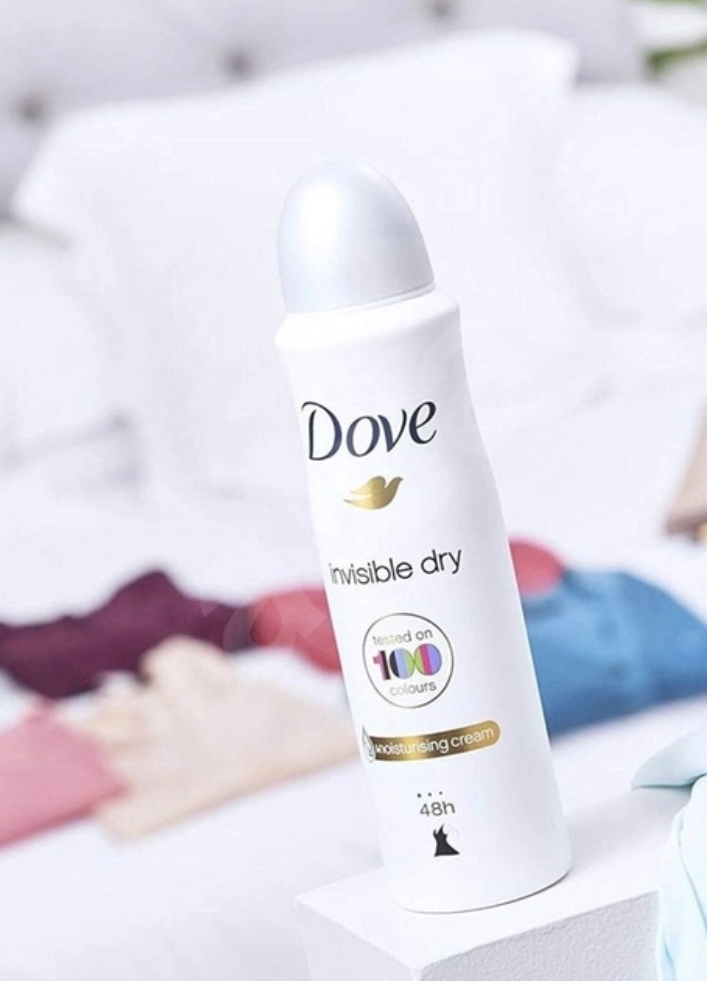 اسپری زنانه داو سری Invisble Dry مدل Clean Touch حجم 250 میلی لیتر
