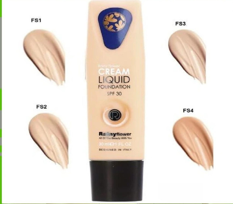 کرم پودر رینی فلاور مدل FOUNDATION شماره 01 حجم 30 میلی لیتر