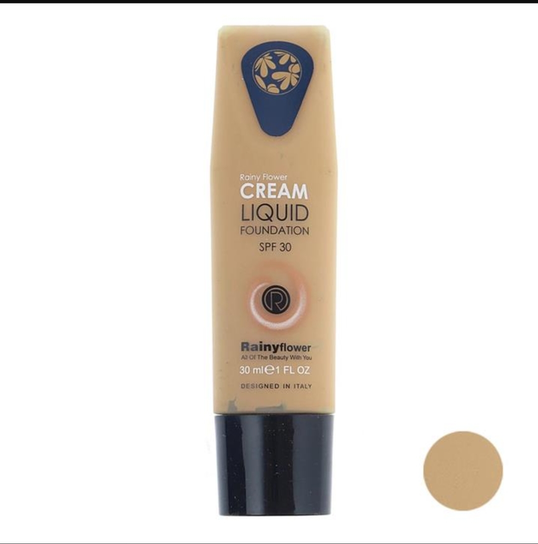 کرم پودر رینی فلاور مدل FOUNDATION شماره ۰۴ حجم 30 میلی لیتر