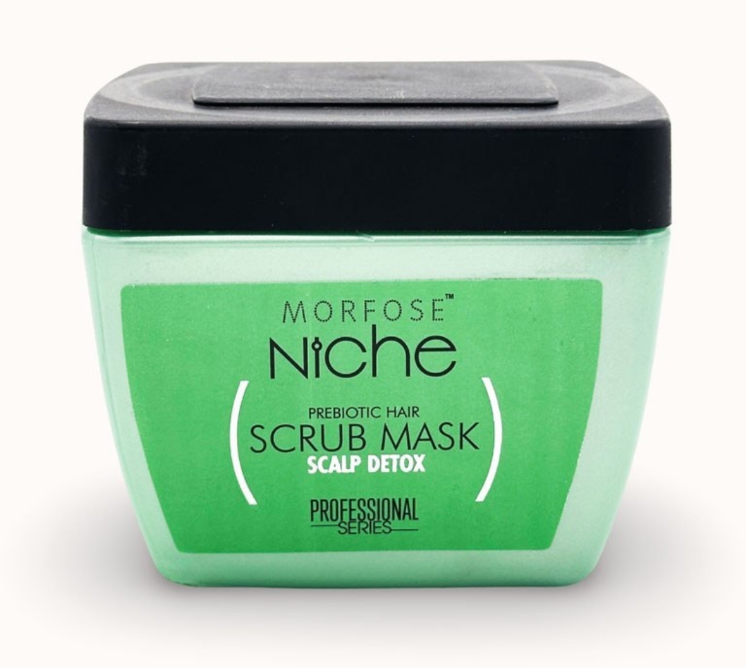 ماسک مو اسکراب مورفوس مدل Niche حجم ۵۰۰ میل ضدشوره و سم‌زدا