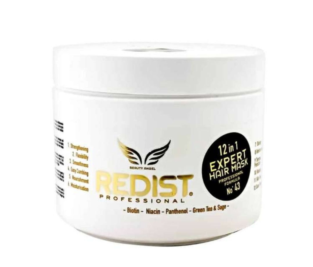 ماسک مو ردیست Redist Expert حاوی عصاره چای سبز حجم 500 میل