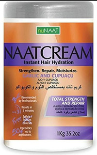 کرم موی نونات Naat مدل Garlic & Cupuaçu حجم ۳۵.۲ اونس