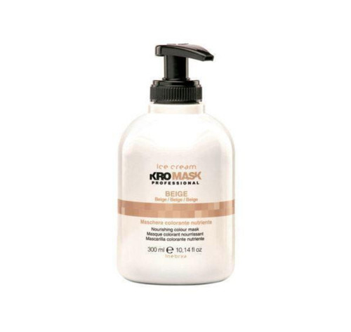 ماسک رنگساژ کلاسیک بژ آیس کریم Kromask Professional حجم 300 میل کد 6546 | Inebrya