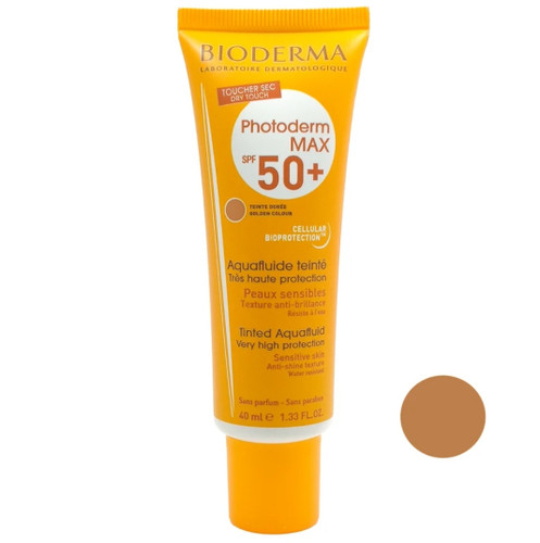 کرم ضد آفتاب رنگی بیودرما Golden Colour حجم 40 میلیلیتر | اصل