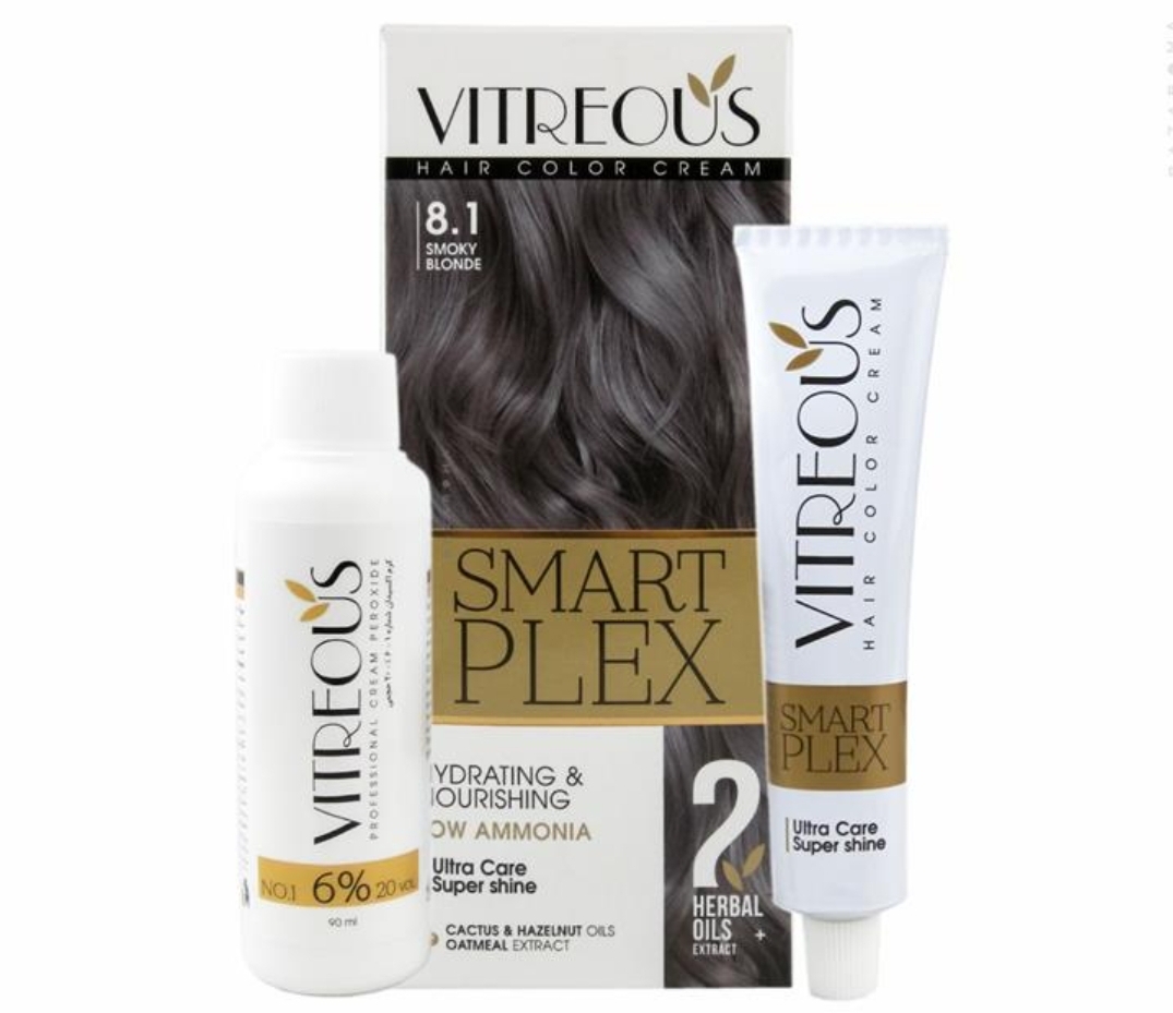 کیت رنگ مو ویتروس شماره 8/1 بلوند دودی Smokey Blonde