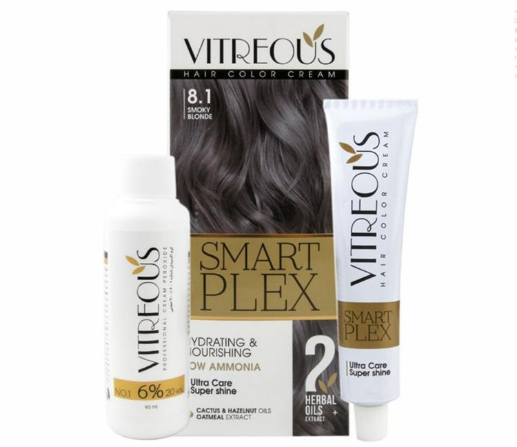 کیت رنگ مو ویتروس شماره 8/1 بلوند دودی Smokey Blonde