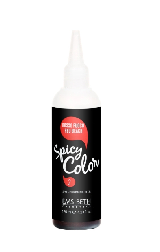 رنگ مو نیمه‌دائمی امسیبیث Spicy Color قرمز intens (قرمز شدید) حجم ۱۲۵ میلی‌لیتر