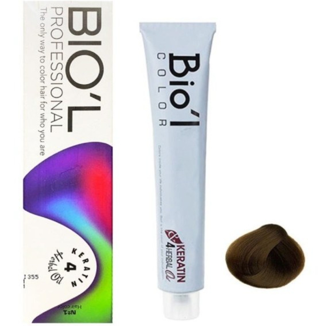 رنگ مو بیول Biol شماره 7/0 بلوند متوسط حجم ۱۰۰ میلی‌لیتر