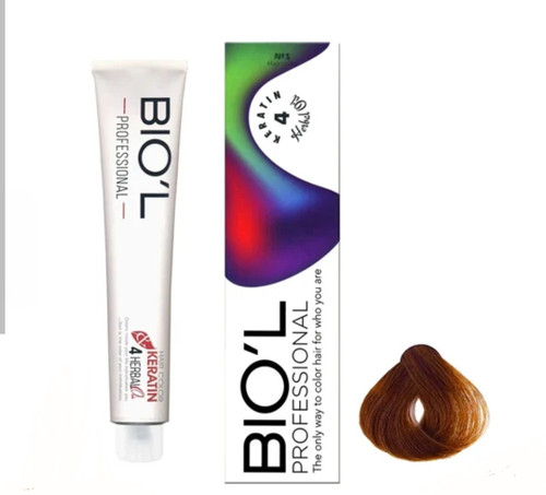 رنگ مو بیول Biol کد 8.24 بلوند فندقی روشن
