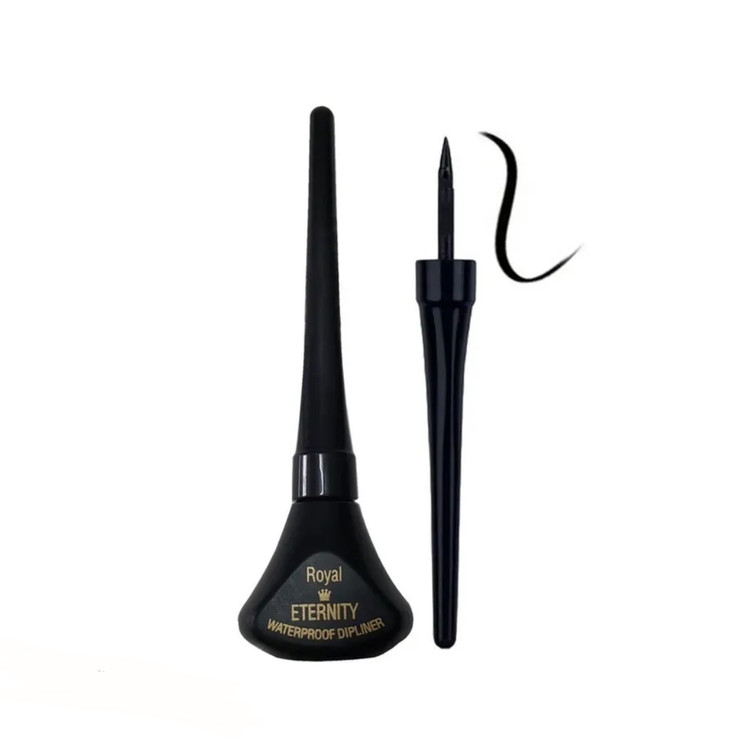 خط چشم رویال اترنیتی مدل Waterproof Dip ضد آب و مشکی